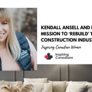 Kendall Ansell is an award-winning interior designer and owner of both Kendall Ansell Interiors and Belle Construction.