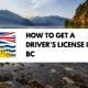 How to get a driver's license in BC