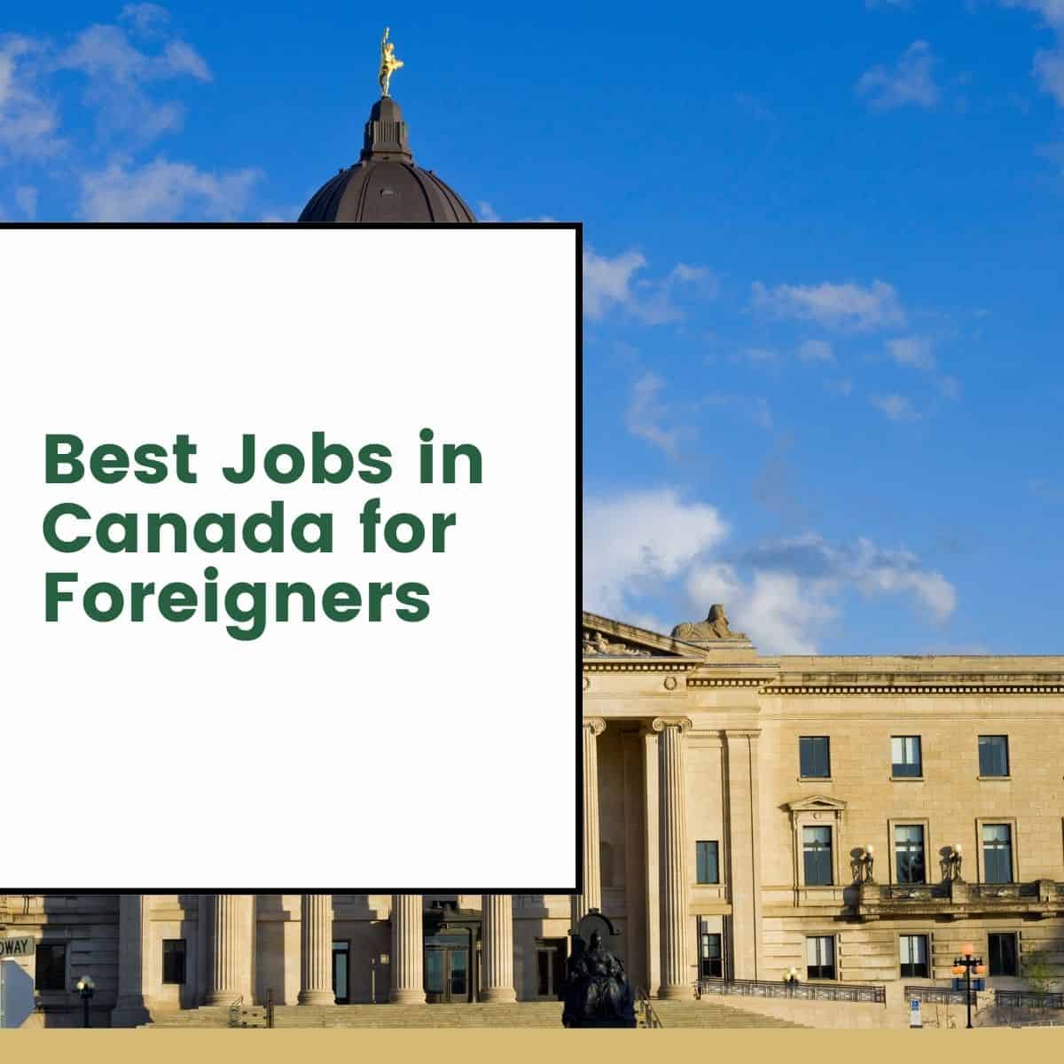 Are you trying to get a good job in Canada? You're fortunate, then! For foreigners, there are many fantastic work opportunities. Whether you're a nurse, doctor, engineer, or teacher, there's bound to be a position that's perfect for you. Keep reading to learn more about the best jobs in Canada for foreigners.
Which Job Is in Most Demand in Canada?

There are many great jobs in Canada for foreigners, but which one is in the most demand? According to recent statistics, the answer is:

Web Developers
Drivers
Veterinarians
Registered Nurses
Receptionists
Engineers
Opticians
Web Developers
Web Developers are in high demand in Canada due to the ever-growing need for businesses to have an online presence. You'll have no trouble finding work in Canada if you're a web developer.
Drivers
Drivers are continuously required in areas like Toronto and Vancouver due to the large influx of residents there. You will no doubt have any trouble finding work whether you drive a cab, an Uber, or a bus.
Veterinarians
In Canada, many households have pets, so there is always a demand for veterinarians. If you're passionate about animals and have the necessary qualifications, this could be the perfect job for you.
Registered Nurses
The demand for registered nurses is increasing along with Canada's population. If you're a nurse, you'll be able to find work in hospitals, clinics, and long-term care facilities.
Receptionists
Because there are so many businesses functioning in Canada, receptionists are in high demand. If you have previous experience working as a receptionist, finding employment won't be a problem.
Engineers
Engineers are in high demand due to the growing number of construction projects in Canada. If you're an engineer, there are many different projects that you can work on.
Opticians
Due to the aging population, there is a growing need for opticians in Canada. If you're an optician, you'll be able to find work in hospitals, clinics, and optical stores.
How to Get a Job in Canada for Freshers?

If you're a fresher, don't worry! There are plenty of great jobs in Canada for freshers as well. Here are some tips to help you get started:

Start by searching the internet. Many job websites list positions that are open to foreigners.

Next, send your resume to Canadian businesses that you're interested in working for. Foreign employees are welcome at many companies.

Finally, think about requesting a work visa. You'll be able to work lawfully in Canada thanks to this.

You may be confident that if you take these actions, you'll land a fantastic job in Canada.
How to Find a Job in Canada on Visit Visa?
While it can certainly be possible to find a job in Canada while on a visitor visa, it is important to note that you will need additional documents and visas in order to work legally. Depending on your country of origin, you may need an Electronic Travel Authorization (eTA) or a work permit before being able to start the job.

It is also worth noting that some industries have restrictions for work permits and may require a Labour Market Impact Assessment before hiring foreign workers. However, if you are able to secure a job offer during your visit, this can provide the necessary steps for you to continue the process and potentially move toward obtaining permanent residency in Canada. Keep an open mind and network with potential employers, but make sure to do your research and understand the requirements for working in Canada before starting the job search during your visit.
How Easy Is It to Get a Job in Canada?

Getting a job in Canada is relatively easy, especially if you have the necessary skills and qualifications. Many websites post available employment, and many companies are willing to hire international workers. However, it is important to note that you will need additional documents and visas in order to work legally.

It is also worth noting that some industries have restrictions for work permits and may require a Labour Market Impact Assessment before hiring foreign workers. However, if you are able to secure a job offer, this can provide the necessary steps for you to continue the process and potentially move toward obtaining permanent residency in Canada.
Conclusion
There are many great jobs in Canada for foreigners. With a little bit of effort, you're sure to find the perfect job for you. Remember to research the visa requirements for your country of origin and make sure you have all the necessary documents before beginning your job search.
