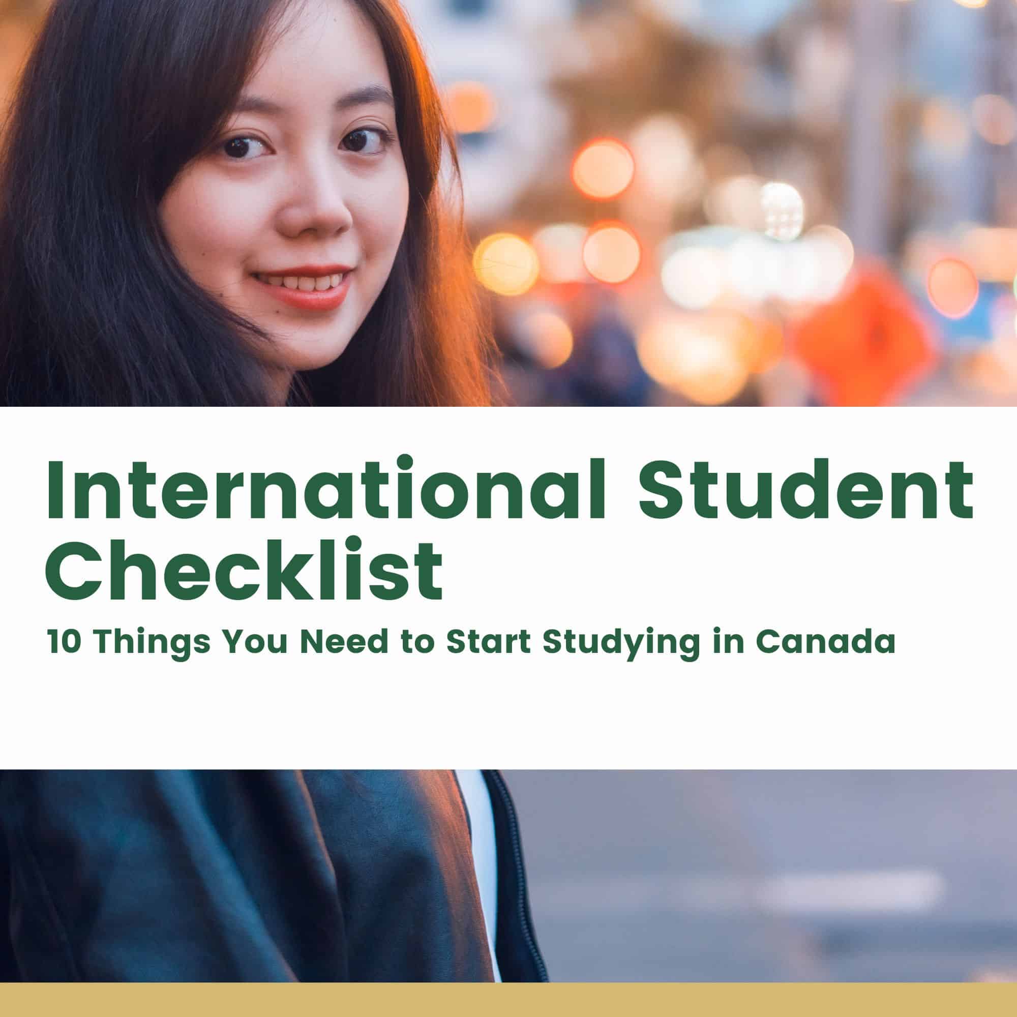 International Student Checklist